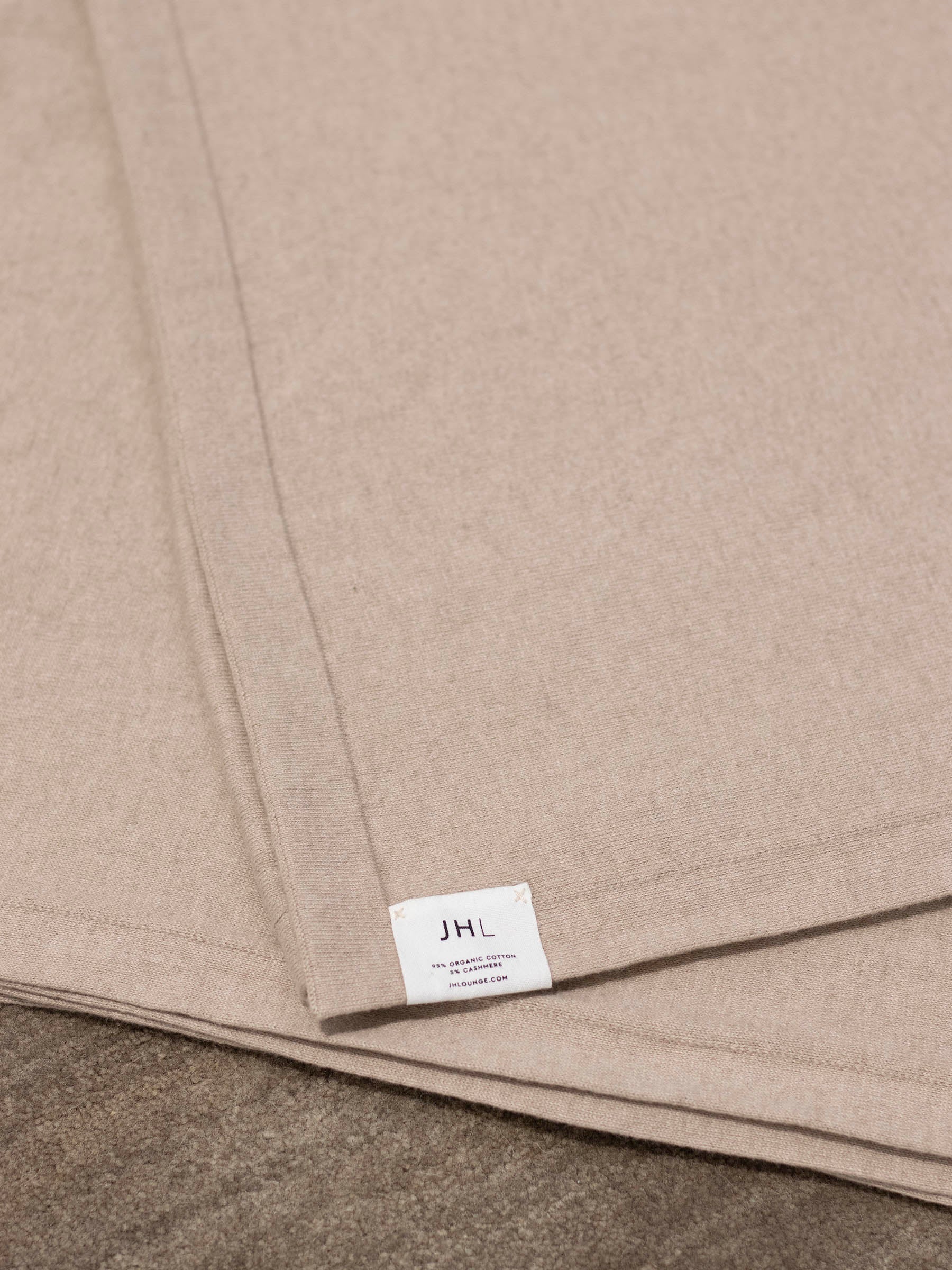 JHL Wrap (Cotton Cashmere) Biscuit Marle