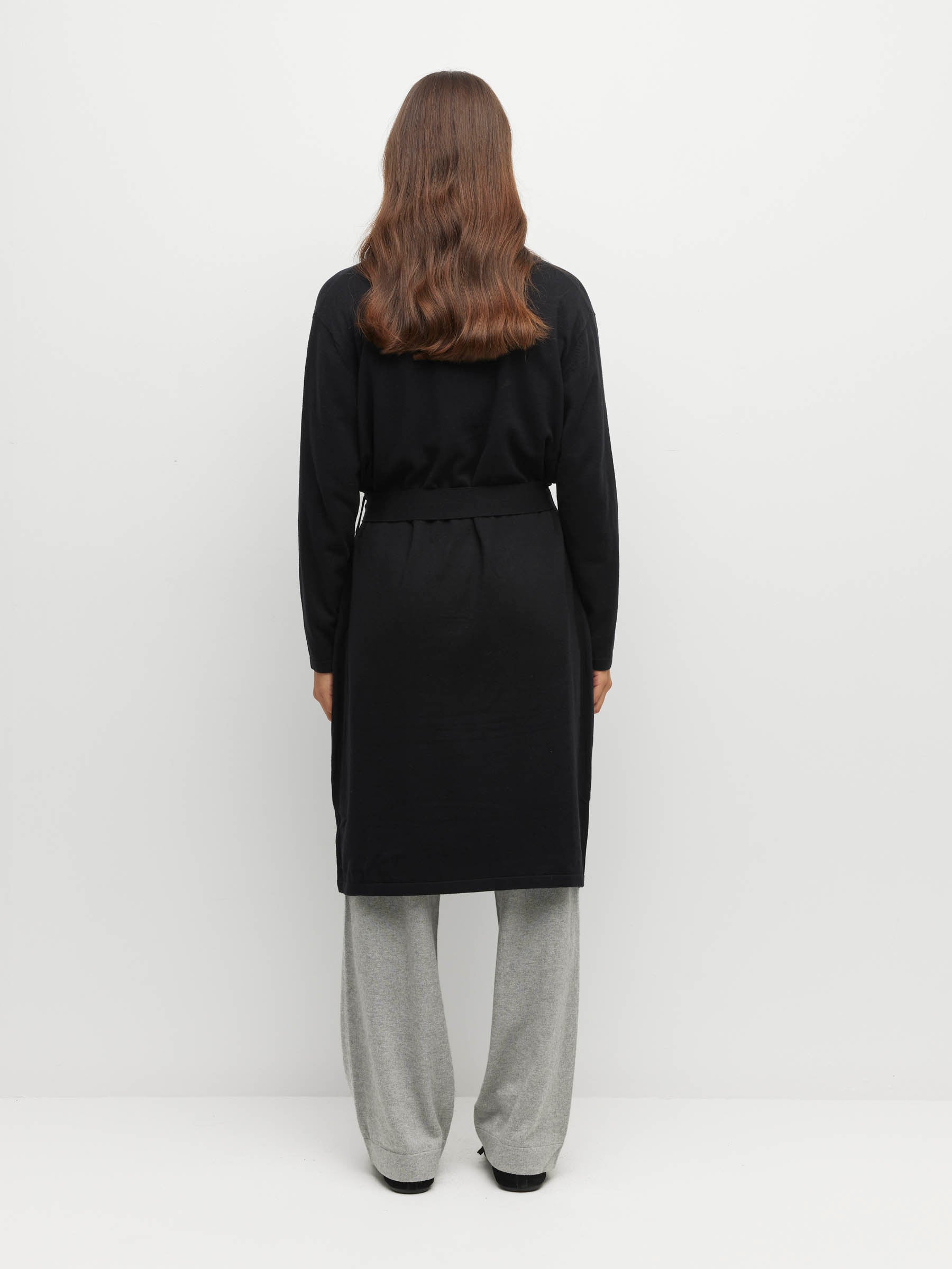 JHL Robe (Cotton Cashmere) Black