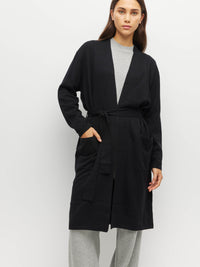 JHL Robe (Cotton Cashmere) Black