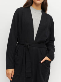 JHL Robe (Cotton Cashmere) Black