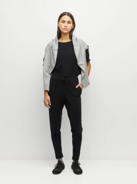 JHL Slim Trackpant (Cotton Cashmere) Black