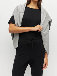 JHL Slim Trackpant (Cotton Cashmere) Black