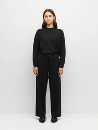 JHL Wide Trackpant (Cotton Cashmere) Black