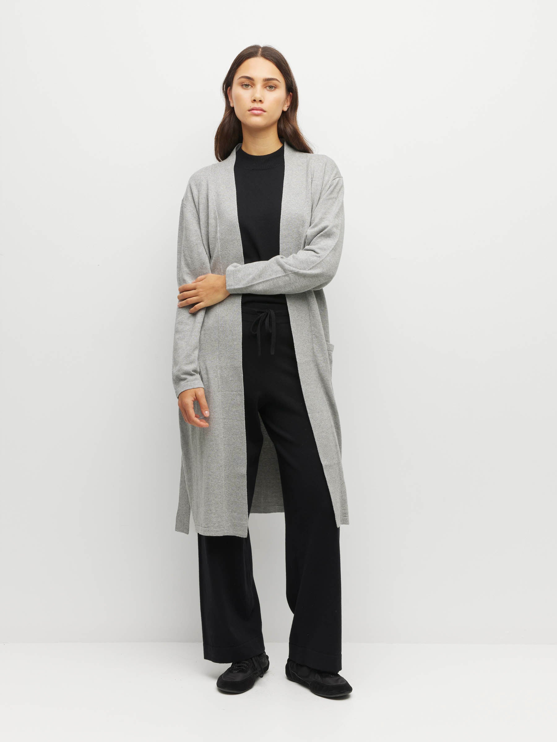 JHL Robe (Cotton Cashmere) Grey Marle