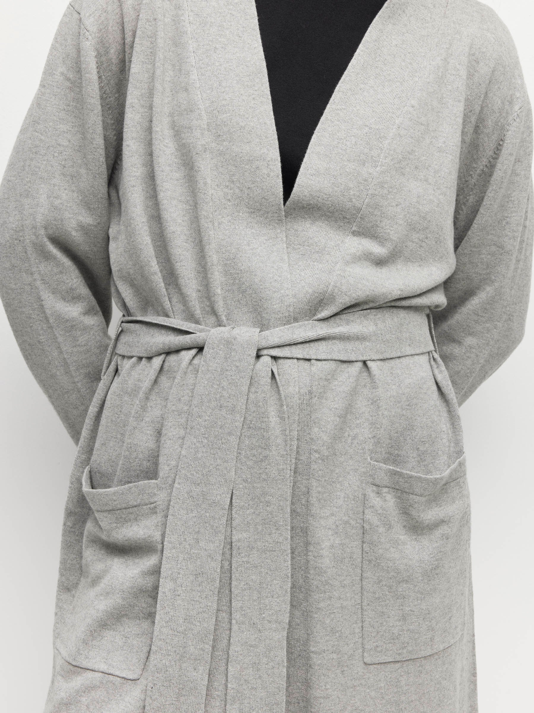 JHL Robe (Cotton Cashmere) Grey Marle
