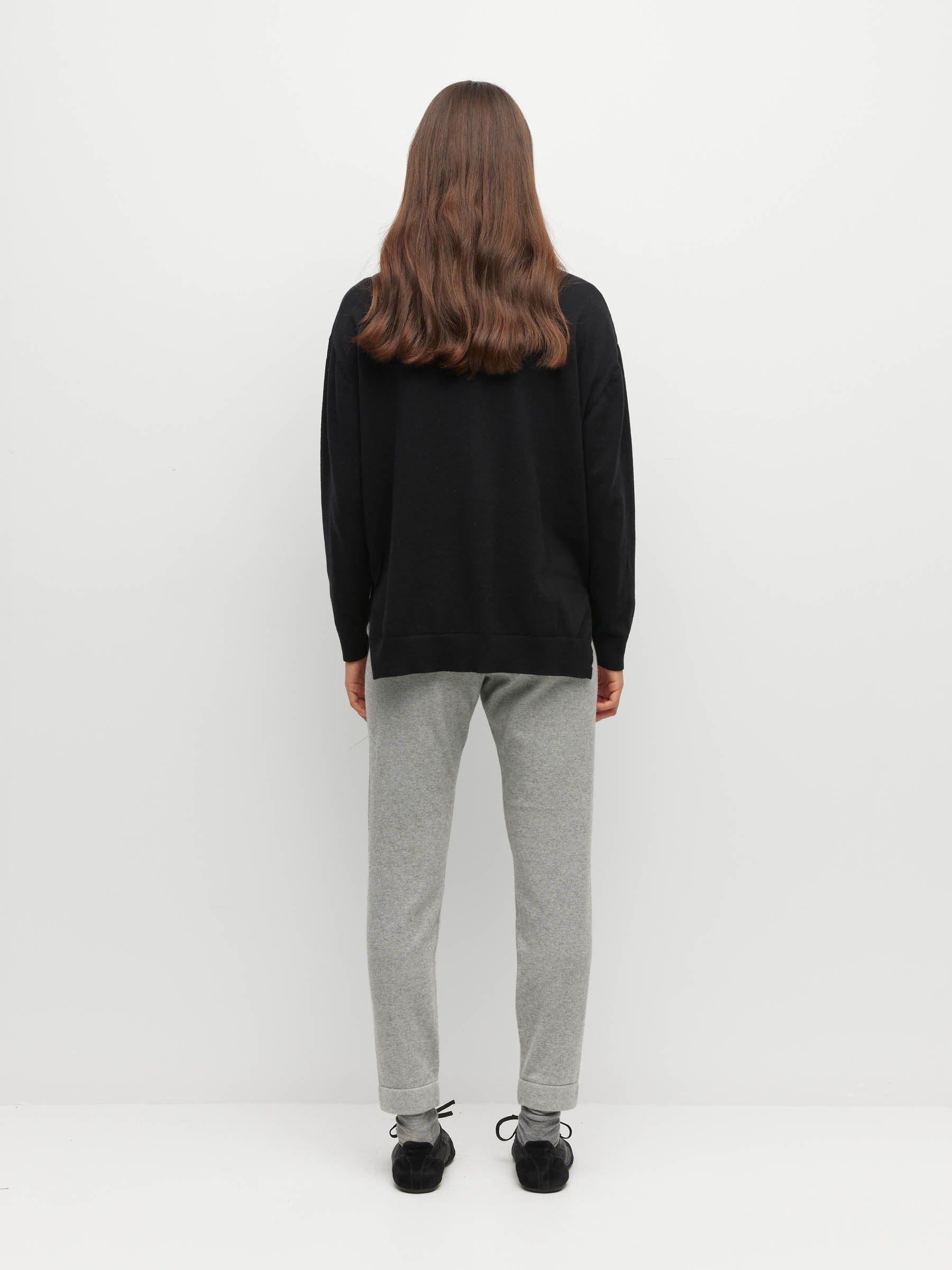 JHL Slim Trackpant (Cotton Cashmere) Grey Marle