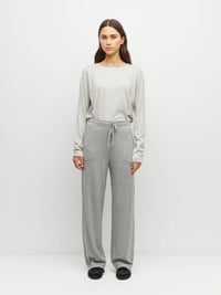 JHL Wide Trackpant (Cotton Cashmere) Grey Marle