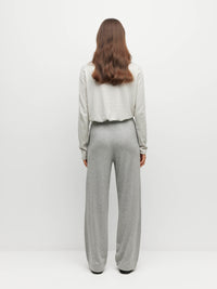 JHL Wide Trackpant (Cotton Cashmere) Grey Marle