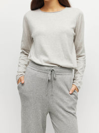 JHL Wide Trackpant (Cotton Cashmere) Grey Marle