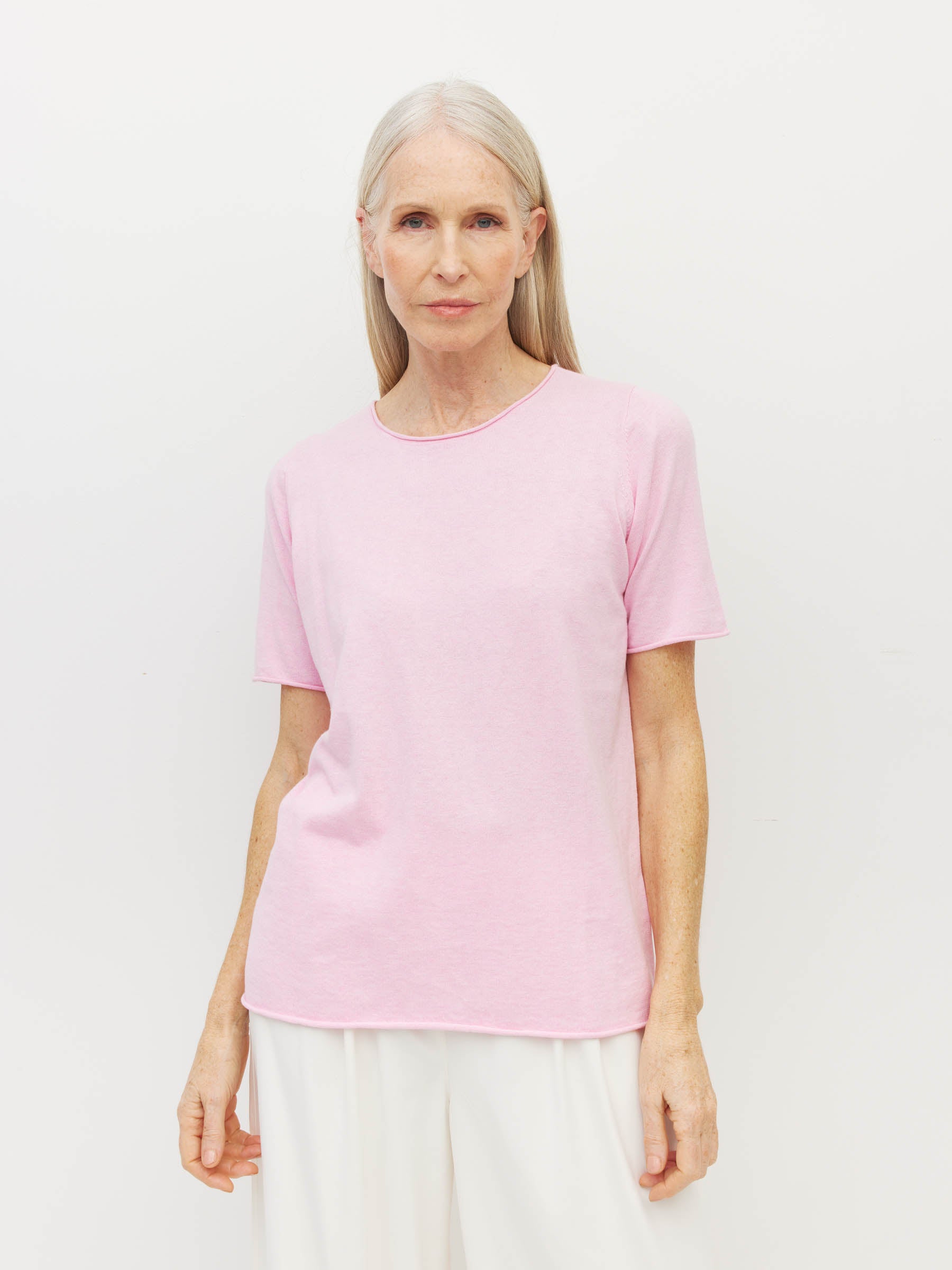JHL Crew T (Fine Cotton Cashmere) Candy Marle