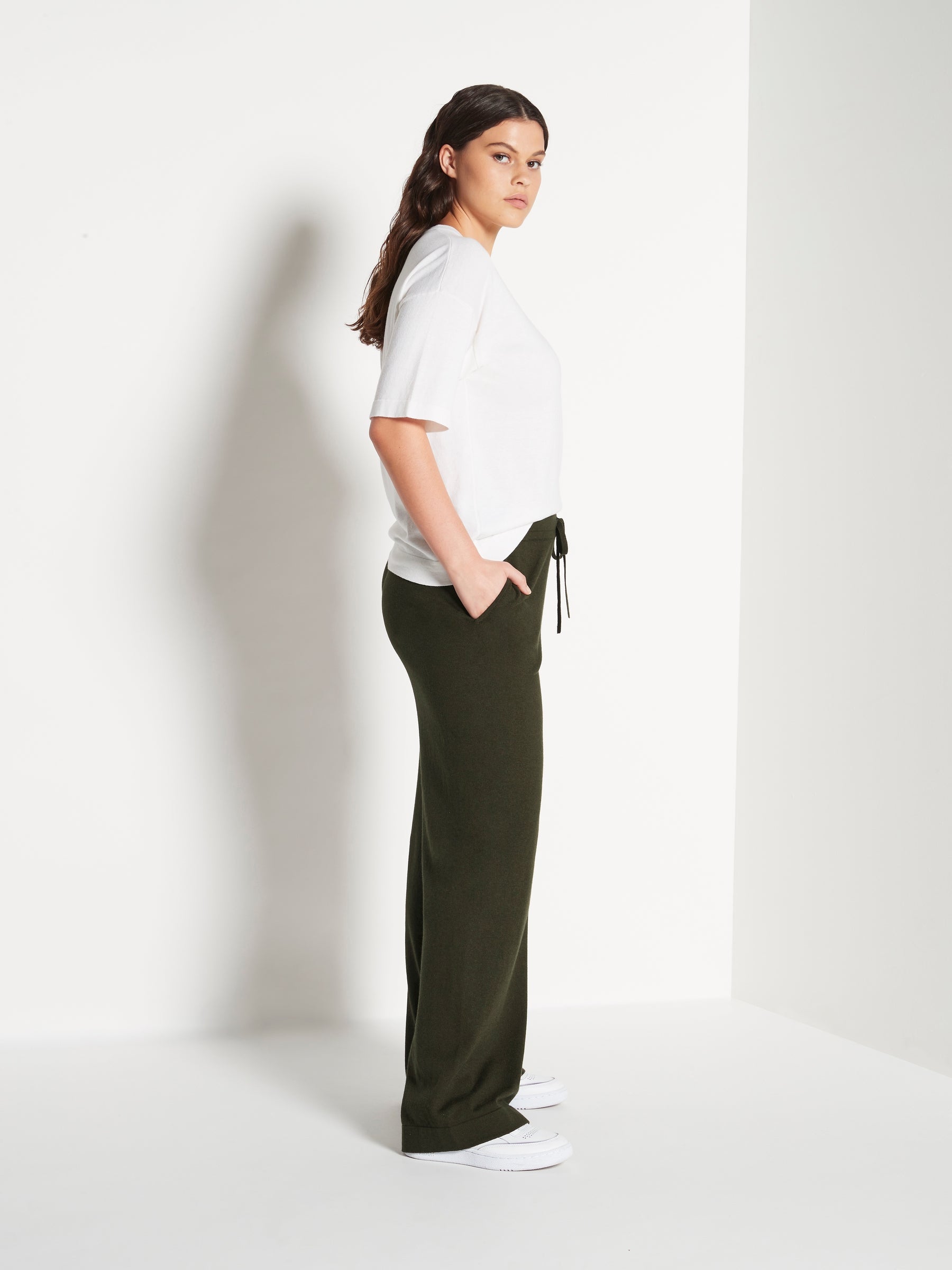 JHL Wide Trackpant (Cotton Cashmere) Spruce