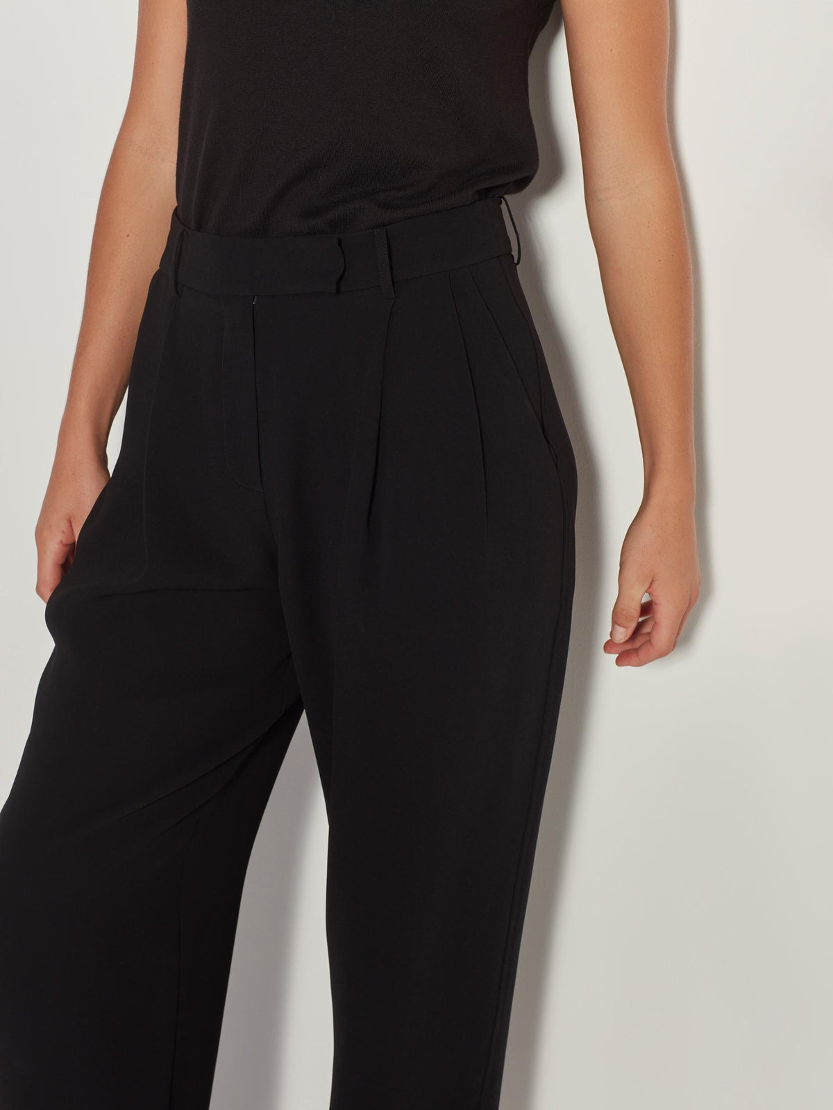 Boyfriend Pant (Luxe Suiting) Black