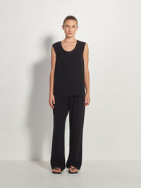 Refined Tank (Luxe Suiting) Black