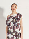 Monaco Dress (Anthurium Silk) Dream