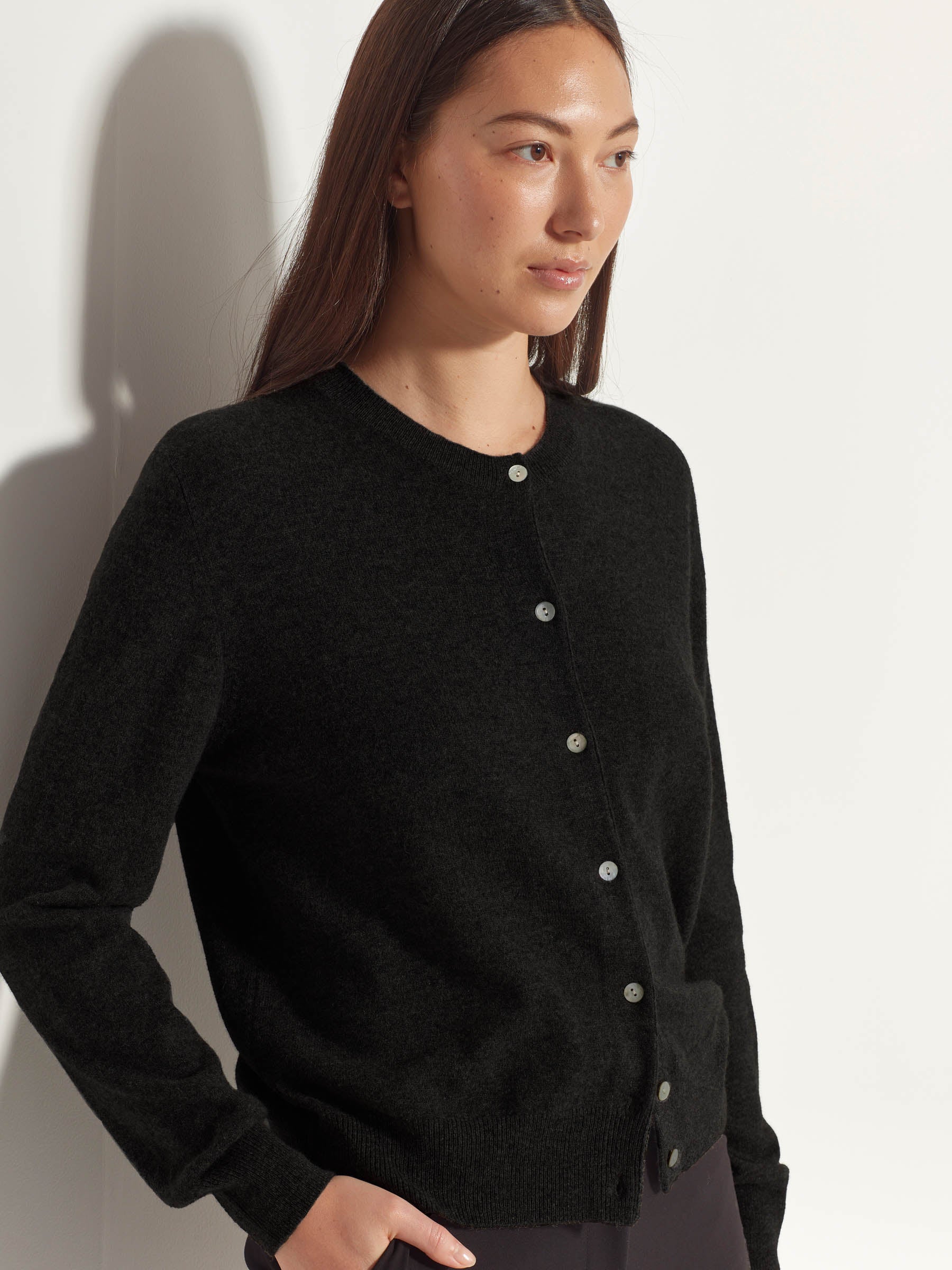 Twin Cardi (Cashmere) Black