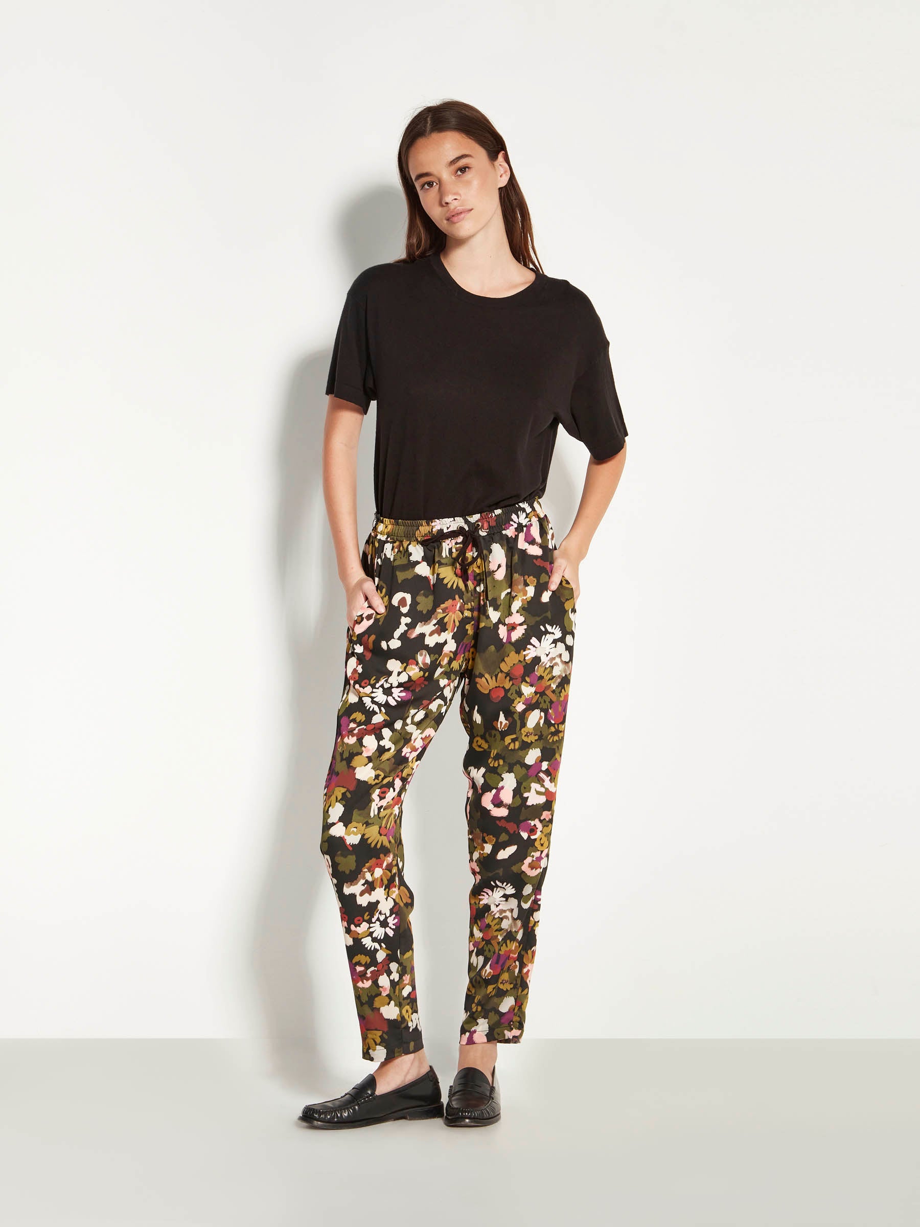 Silk drawstring pants - Spring-Summer Men | Dries Van Noten