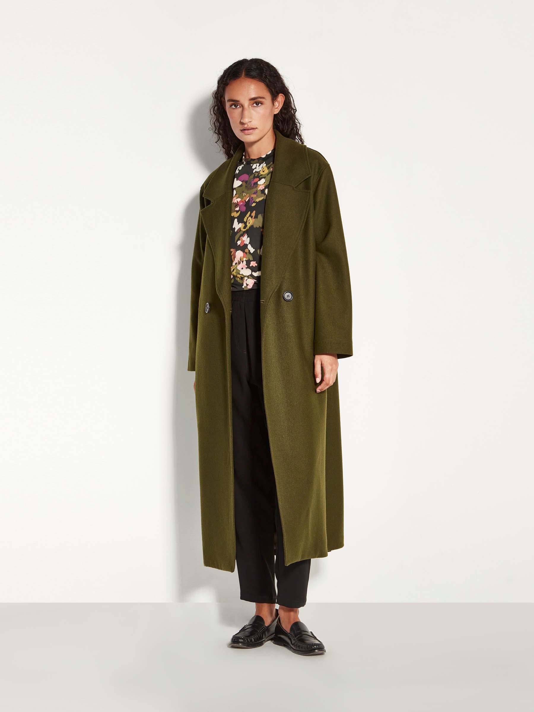 新作ウエア (Wool Coat Cassia Melton) Hogan Juliette – Reed ジャケット・アウター