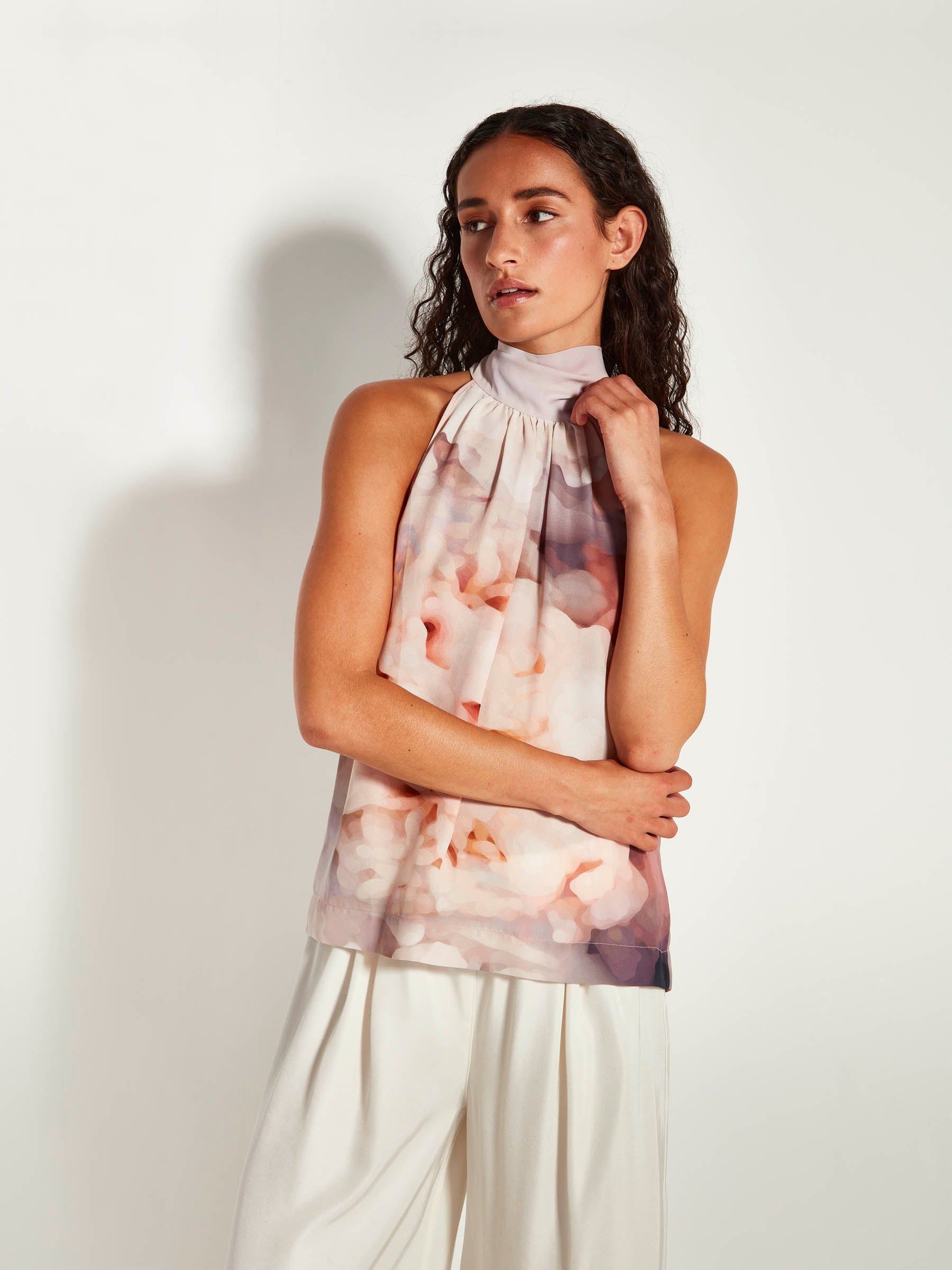 Zelda Blouse (Bloom Crepe) Bouquet