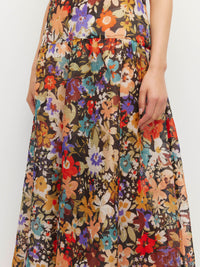 Ramona Dress (Petal Parade Linen Silk) Ember