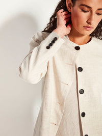 Mimi Jacket (Vintage Linen) Natural
