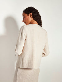 Mimi Jacket (Vintage Linen) Natural