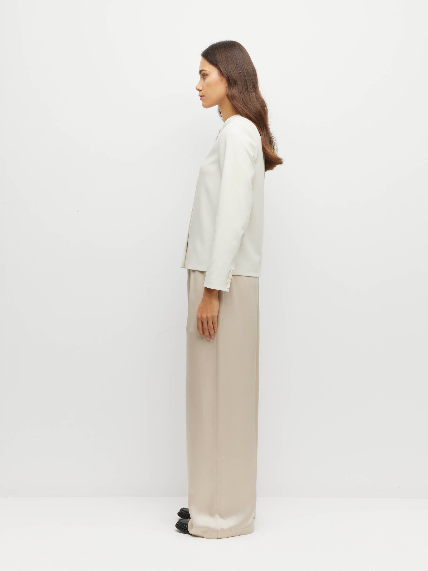 Mimi Jacket (Foundation Suiting) Chalk