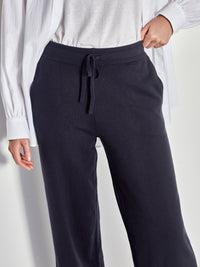 JHL Wide Trackpant (Cotton Cashmere) Navy
