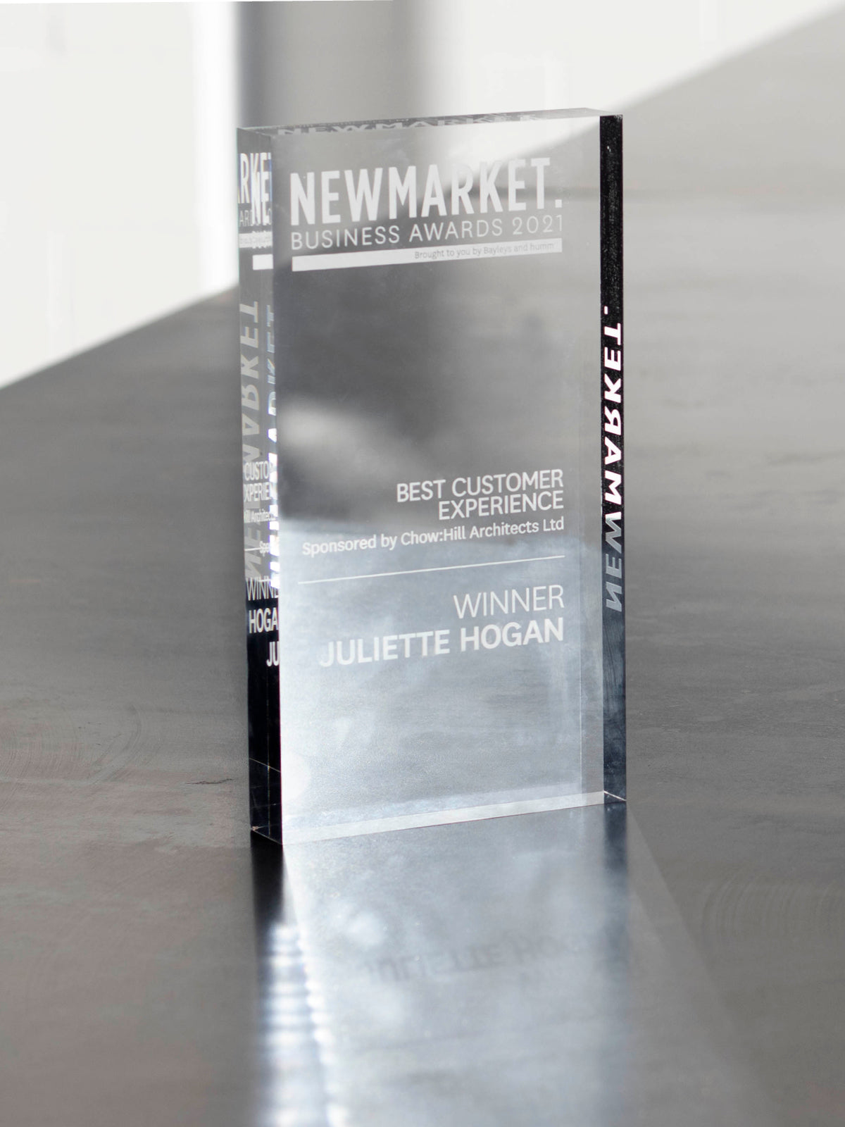 From Juliette / Newmarket Business Awards