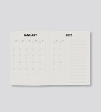 JH x FR 2026 Weekly Diary (Petal Parade) Ember