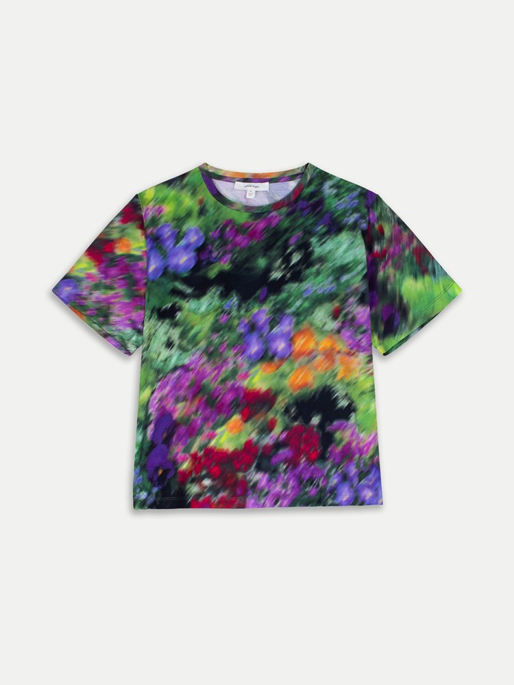 Juliette Hogan Micky T (Luxe Cotton) Spectra, featuring the Dream in Colour print - classic crew-neck cotton T-shirt with relaxed, boxy fit.