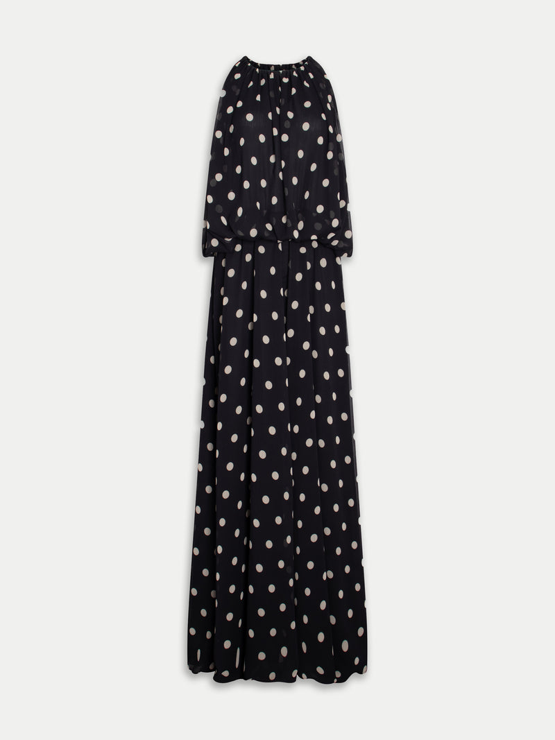 Aria Dress (Polka Crush) Black/Chalk