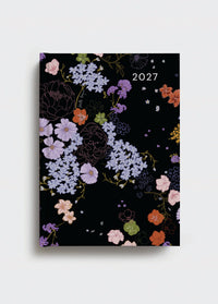 JH x Lettuce 2027 Weekly Diary (Afterglow Floral) Noir