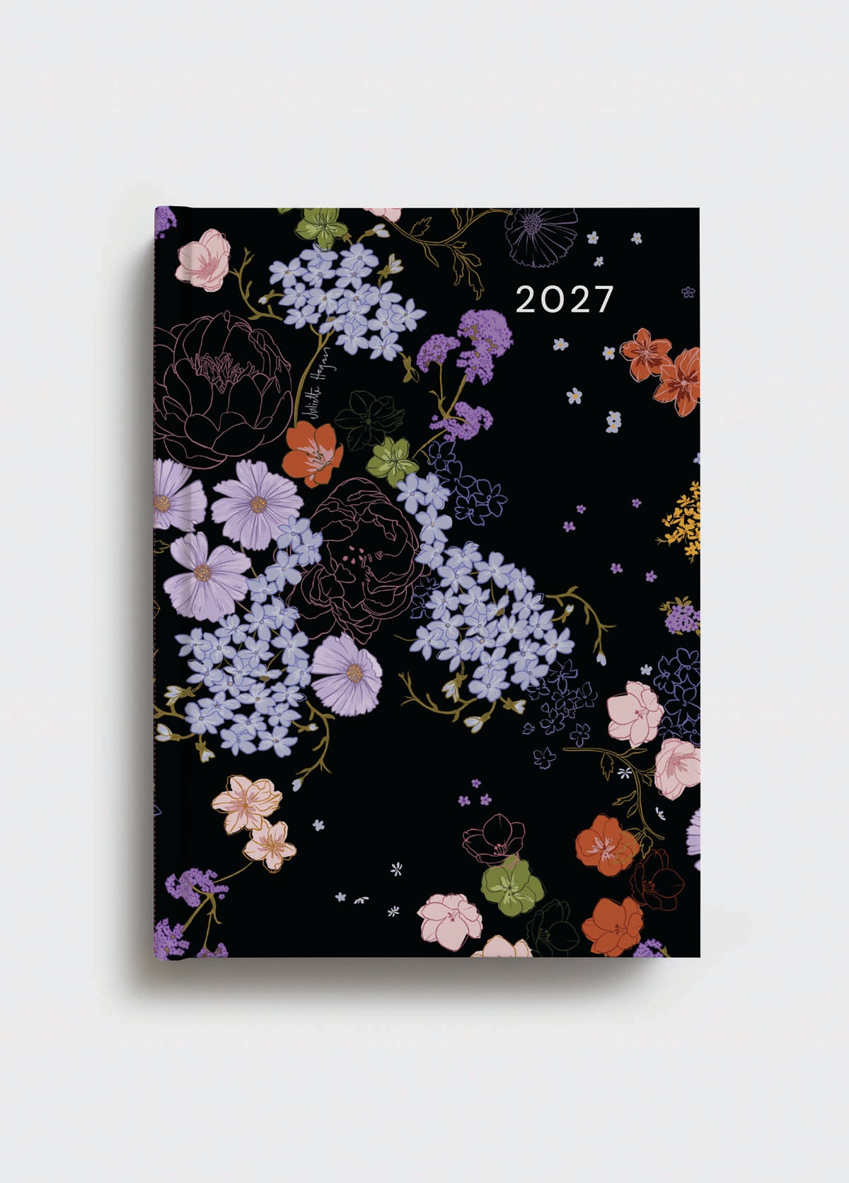 JH x Lettuce 2027 Weekly Diary (Afterglow Floral) Noir