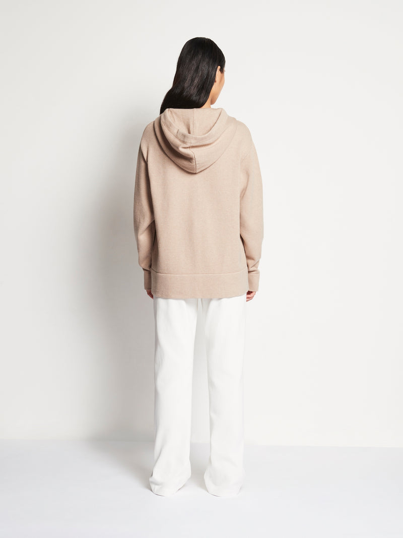 JHL Luxe Hoodie (Cotton Cashmere) Biscuit Marle
