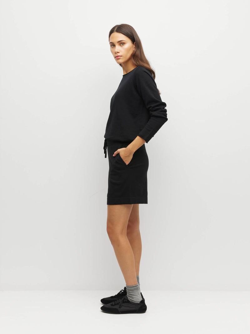 JHL Long Short (Cotton Cashmere) Black