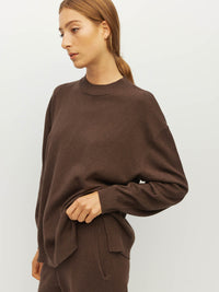 JHL Wide Trackpant (Cotton Cashmere) Chocolate
