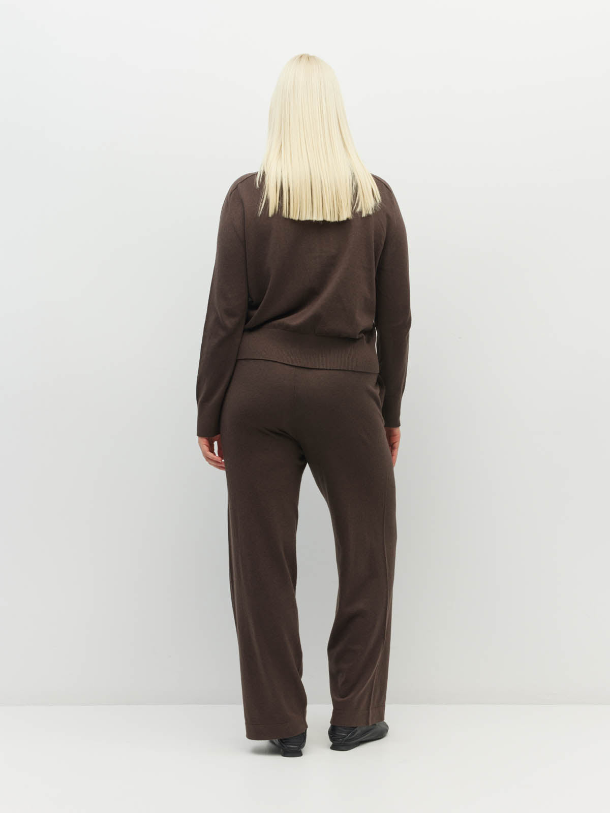 JHL Zip Hoodie (Cotton Cashmere) Chocolate
