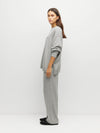JHL Crew Sweater (Cotton Cashmere) Grey Marle