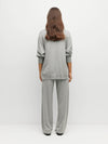 JHL Crew Sweater (Cotton Cashmere) Grey Marle