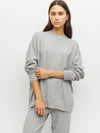 JHL Crew Sweater (Cotton Cashmere) Grey Marle