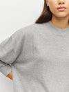 JHL Crew Sweater (Cotton Cashmere) Grey Marle