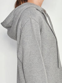 JHL Luxe Hoodie (Cotton Cashmere) Grey Marle