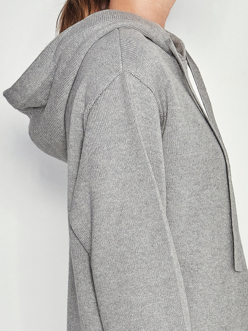 JHL Luxe Hoodie (Cotton Cashmere) Grey Marle