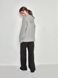 JHL Luxe Hoodie (Cotton Cashmere) Grey Marle