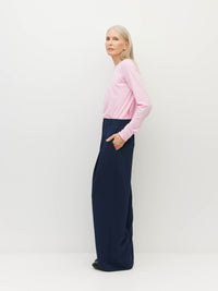 JHL Crew L/S T (Fine Cotton Cashmere) Candy Marle