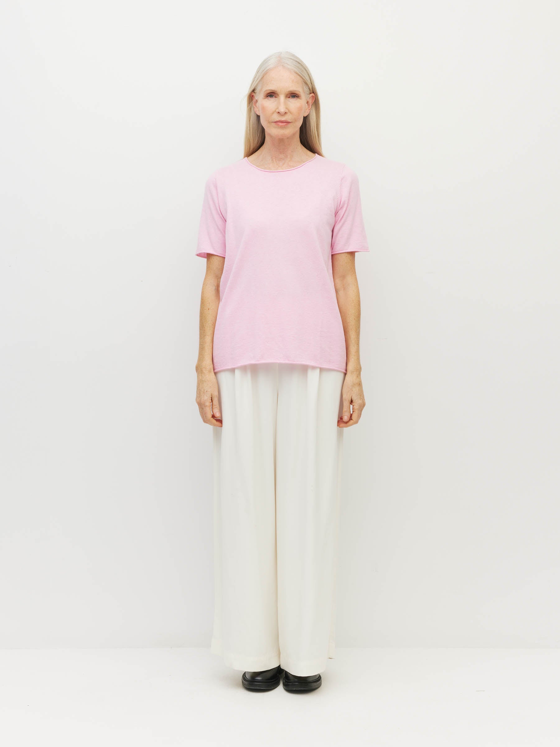 JHL Crew T (Fine Cotton Cashmere) Candy Marle