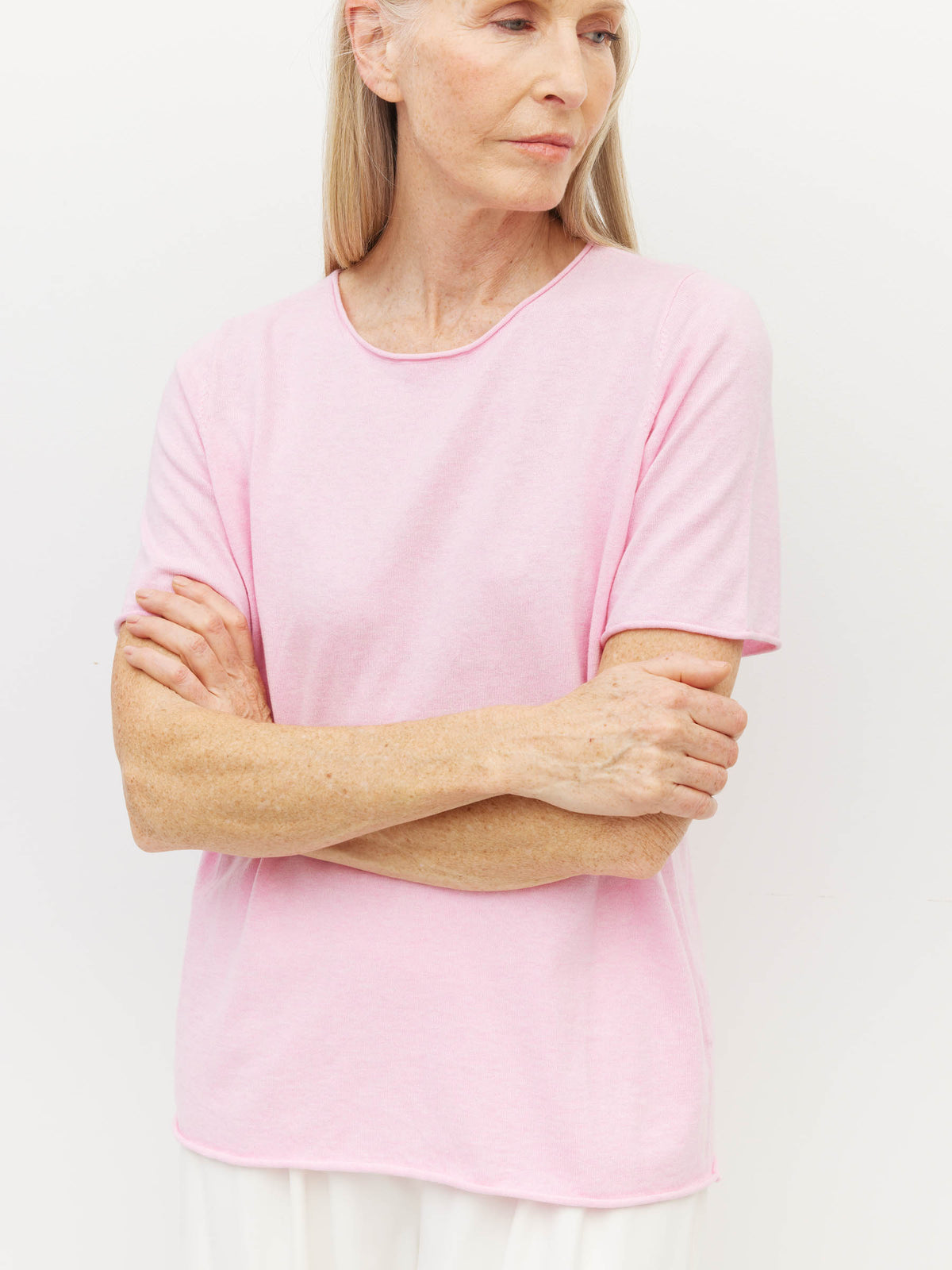 JHL Crew T (Fine Cotton Cashmere) Candy Marle