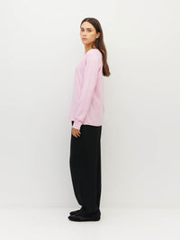 JHL V-Neck L/S T (Fine Cotton Cashmere) Candy Marle