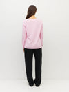 JHL V-Neck L/S T (Fine Cotton Cashmere) Candy Marle
