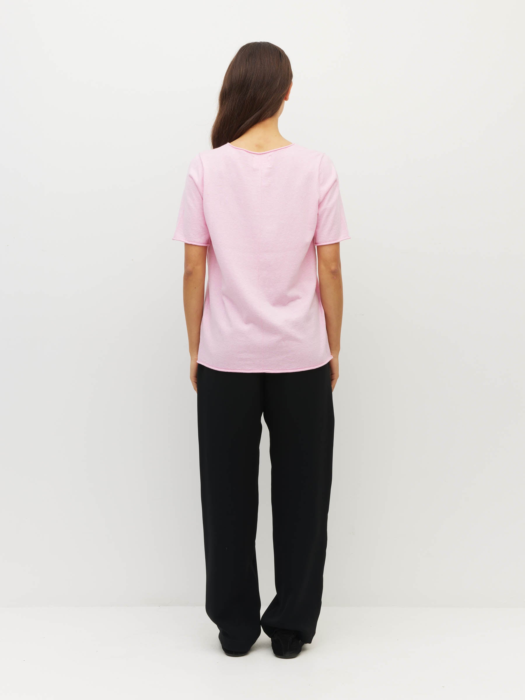 JHL V-Neck T (Fine Cotton Cashmere) Candy Marle